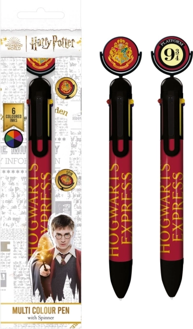 Bolígrafo con motivo del andén 9 y 3/4 HARRY POTTER, 6 colores