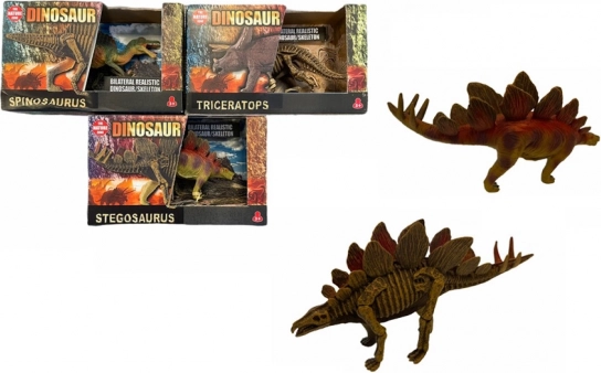Dinosaurio de doble cara ANIMAL WORLD 23 cm