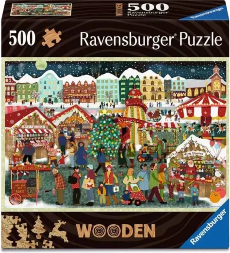 Puzzle de madera Ravensburger Encanto de Navidad 500 piezas