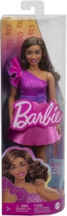 Barbie Fashionistas – muñeca de moda con vestido rosa con volante