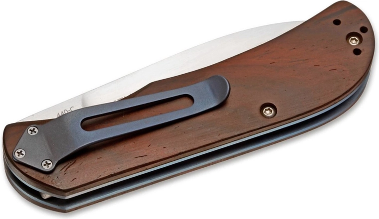 Madera de cocobolo de lujo y elementos de titanio