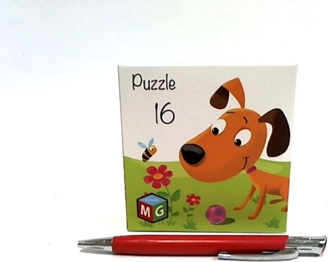 Puzzle Perrito 16 piezas