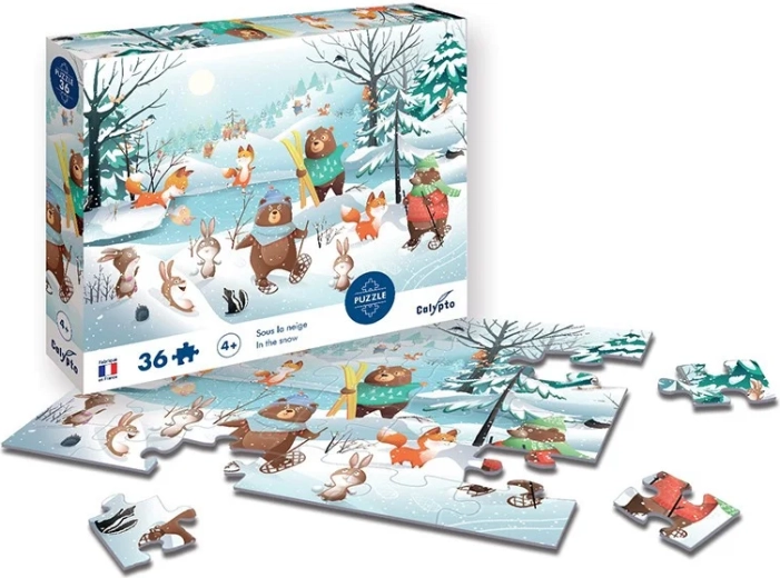 Puzzle Sentosphere en la nieve 36 piezas