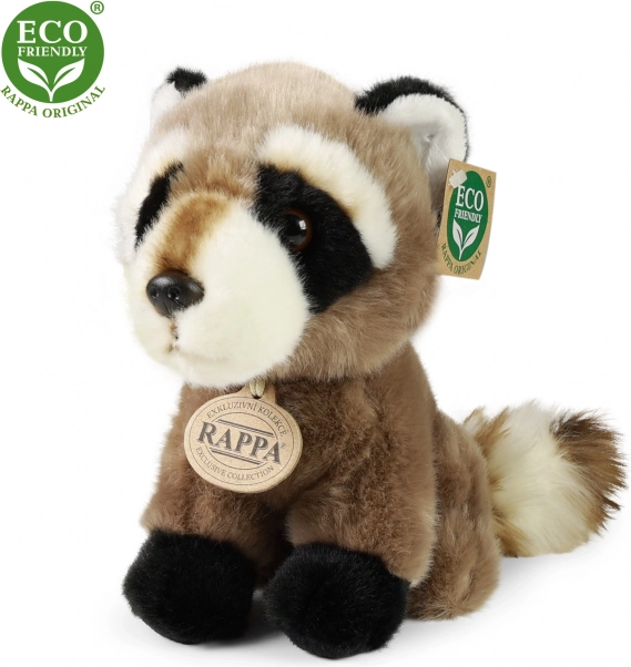Rappa mapache de peluche sentado 18 cm ecológico