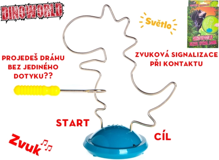 Dinoworld rompecabezas de dinosaurio con efectos de luz y sonido