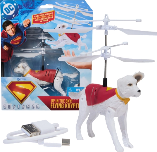 Figura interactiva voladora del perro Krypto de DC Comics 19 cm