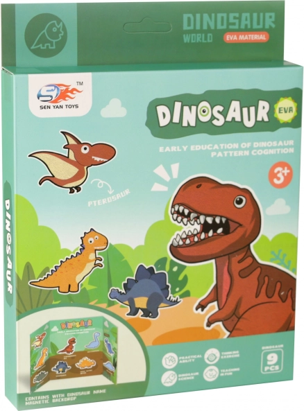 Imanes de dinosaurios – set creativo de goma EVA