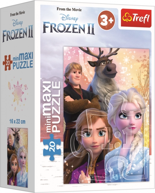 Puzzle Trefl Frozen 2: amistad, 20 piezas
