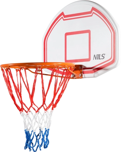Canasta de baloncesto de pared NILS con tablero 71 × 45 cm
