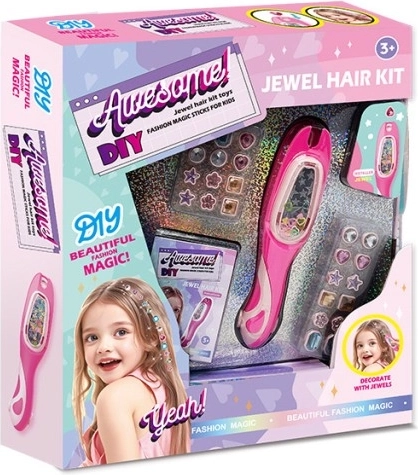Set de juego para decorar el cabello con adornos