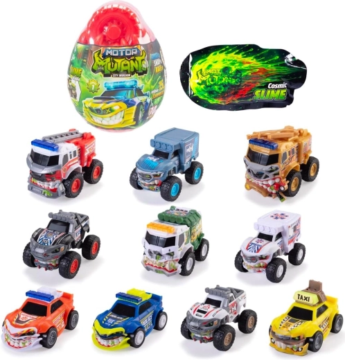 Coche en huevo sorpresa MONSTER Motor Mutants de Dickie