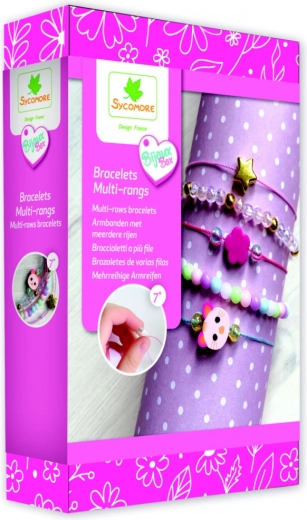 Fabricación de mini pulseras infantiles de varias vueltas
