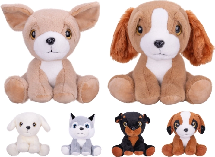 Perrito de peluche de 20 cm – un suave compañero de mimos para niños desde el nacimiento