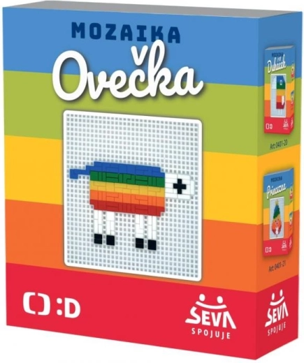 Mosaico de colores Ovejita