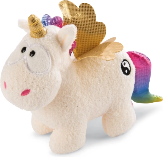 Peluche unicornio NICI Yang arcoíris 13 cm