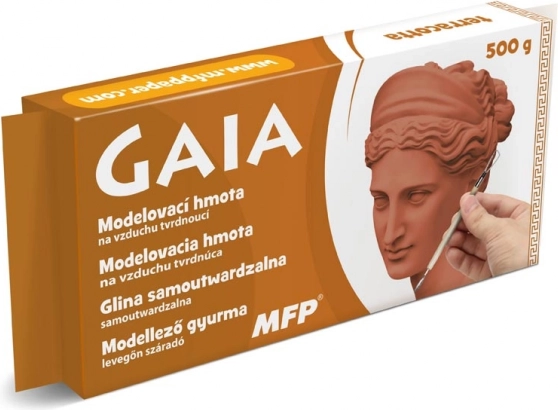 Pasta para modelar Gaia terracota 500 g