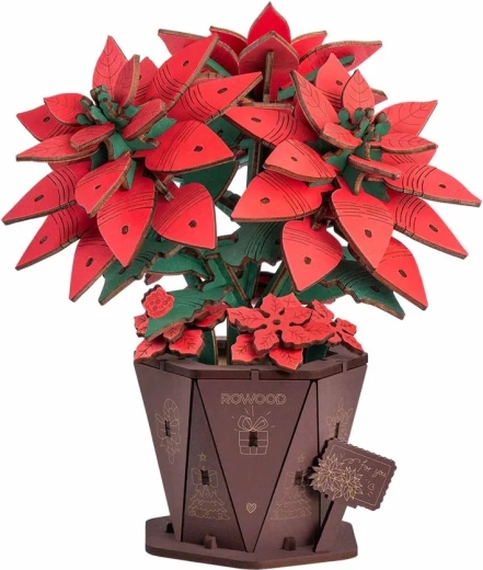 RoboTime rompecabezas 3D de madera estrella de Navidad