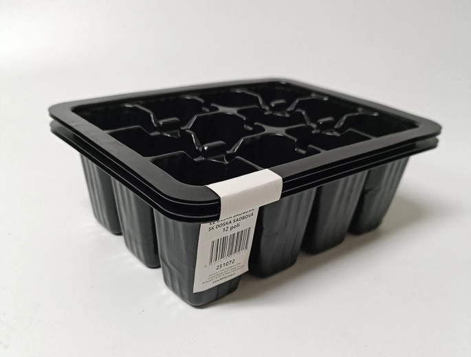 Bandejas de siembra de 12 celdas – set de 4 uds.
