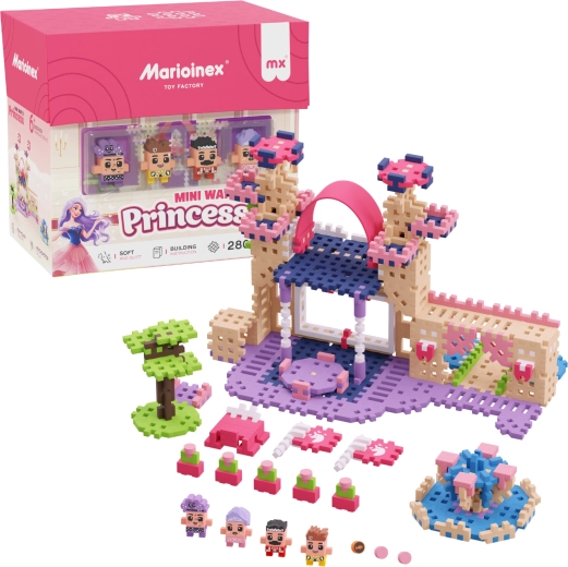 Set de construcción Mini Waffle Princesa: castillo del rey William