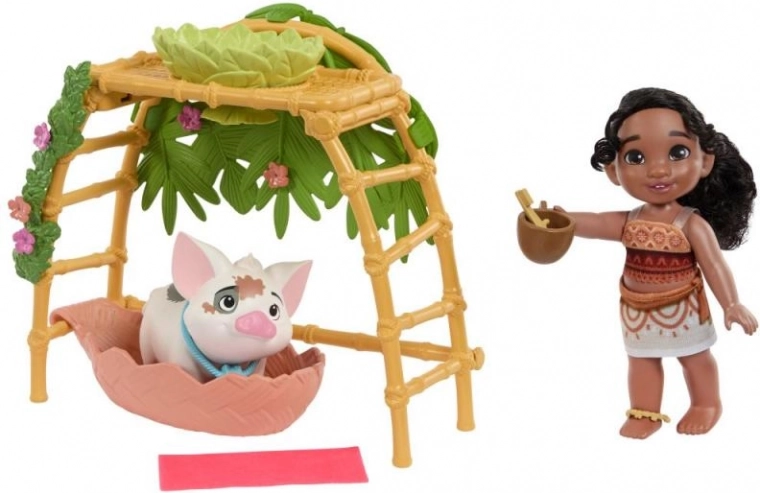 Vaiana 2 set de juego con la muñeca Vaiana y su hermanita