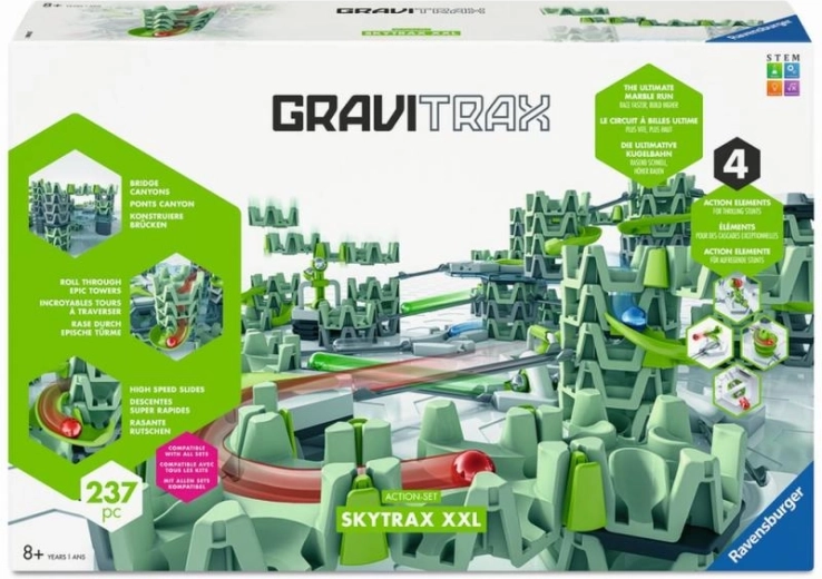 GraviTrax set inicial Skytrax XXL – mega set de pista de canicas
