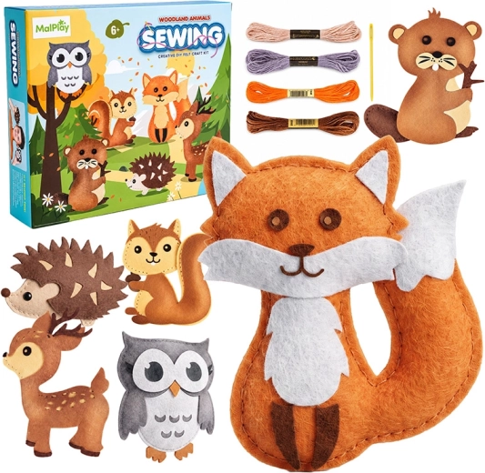Set para coser animalitos (6 uds.)