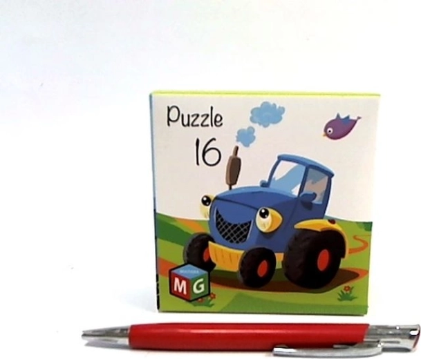 Puzle con tractor (16 piezas)