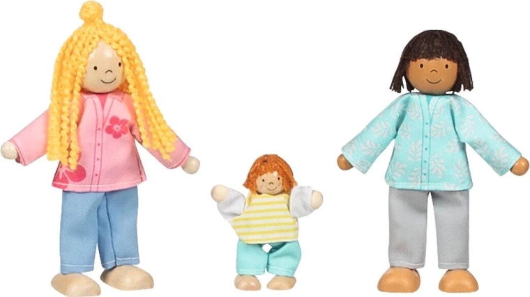 Figuras flexibles de madera de la familia Goki