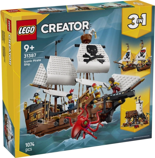 LEGO Creator 3 en 1 Barco pirata legendario
