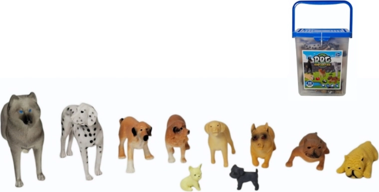 Set de figuras de perros
