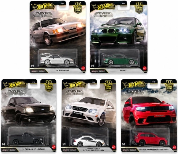 Coche coleccionable Hot Wheels Premium Power Trip (variantes mixtas) - 1 unidad