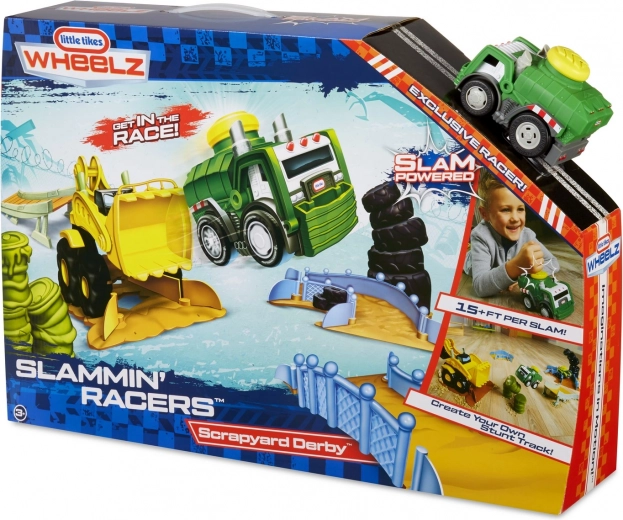 Pista de carreras interactiva LITTLE TIKES Slammin' Racers con obstáculos acrobáticos