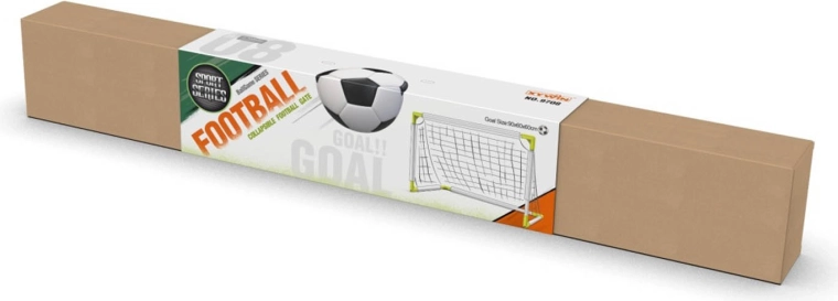Portería de fútbol de jardín 90 × 60 × 60 cm con red, balón y bomba