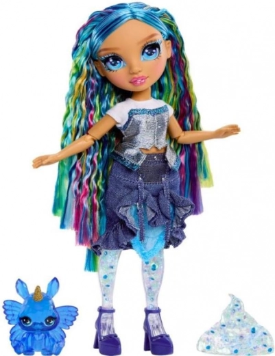 Muñeca RAINBOW HIGH con slime y purpurina – Skyler