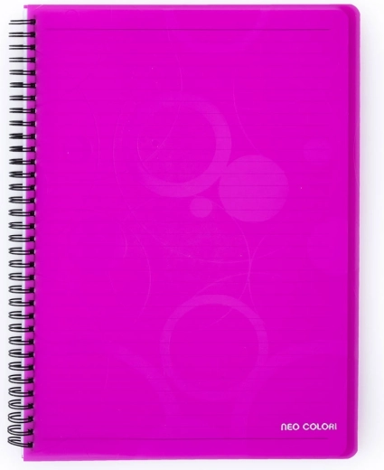 Bloc de espiral A5 rosa Neo Colori