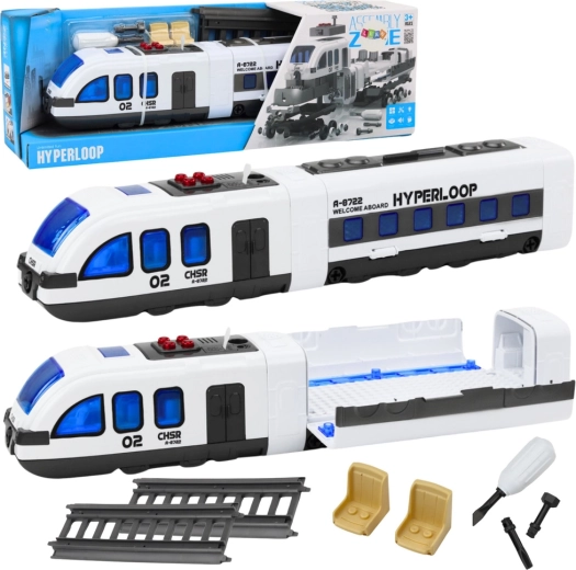 Tren infantil interactivo para montar con luces y sonidos