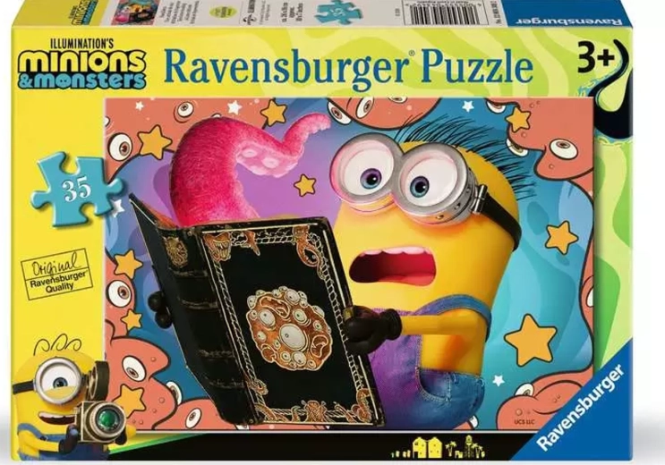 Puzzle Ravensburger Minions y monstruos 35 piezas