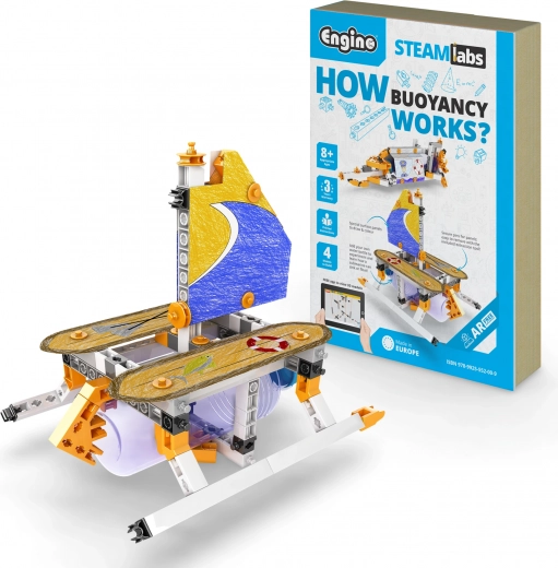 Engino kit de construcción Cómo funciona la flotación – set educativo 4 en 1