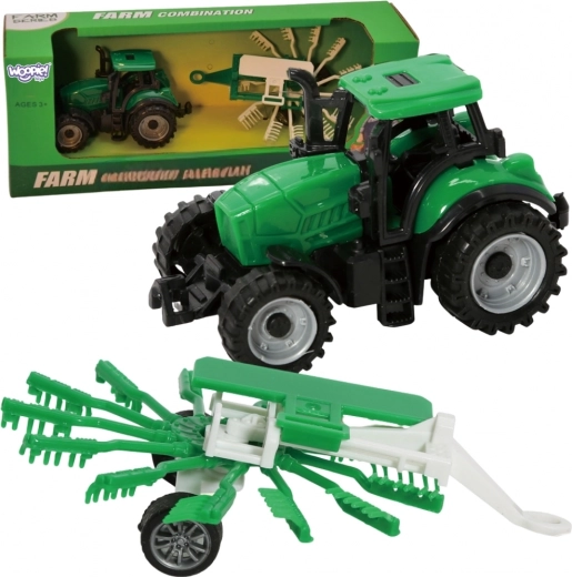 Tractor con rastrillo Woopie