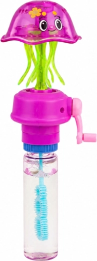 Tentáculos móviles y adorable diseño de medusa