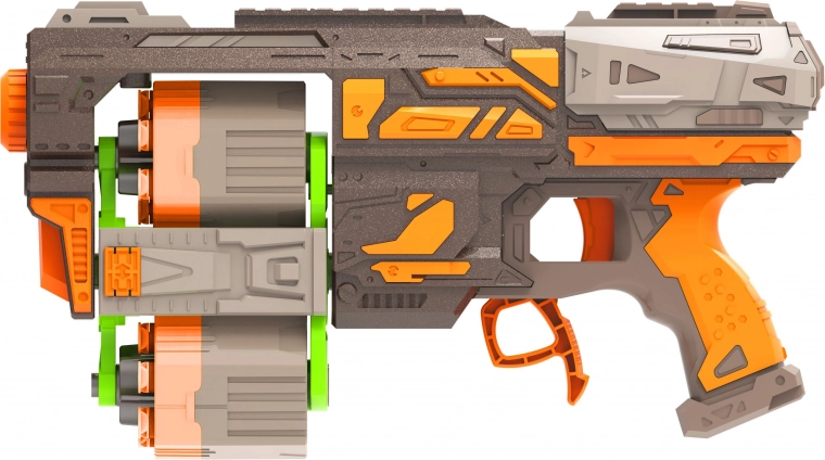 Rifle infantil de espuma con 14 dardos, 33,5 cm