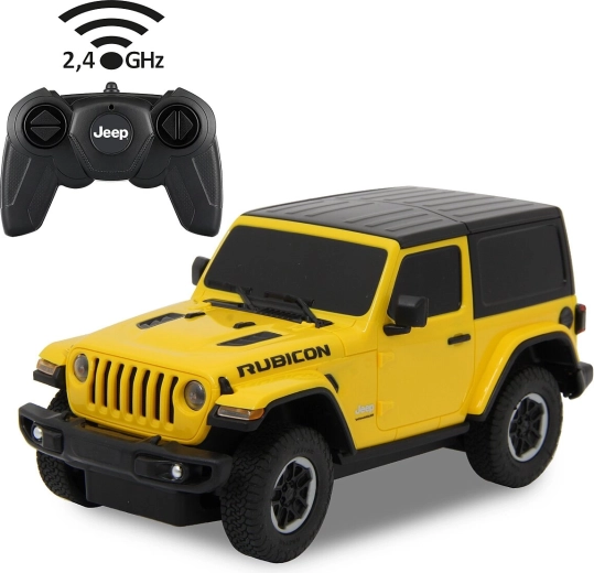 Jeep Wrangler JL teledirigido 1:24 – Amarillo