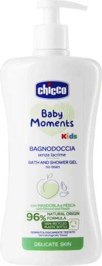 Gel de ducha Chicco Baby Moments Kids 500 ml para niños a partir de 12 meses