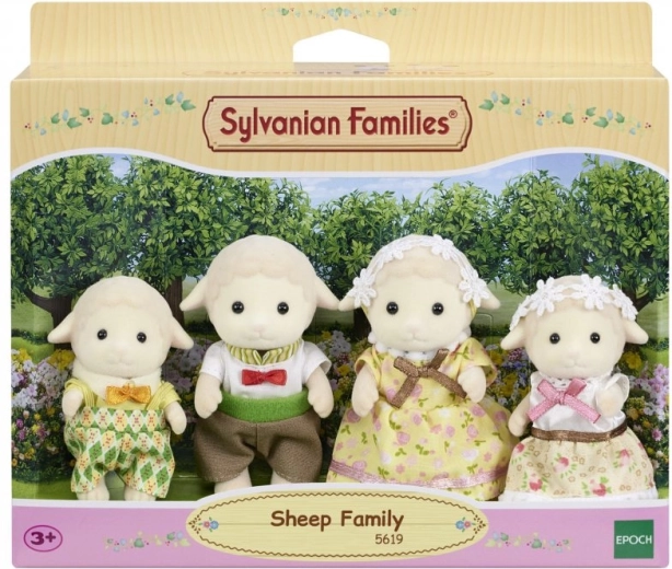 Sylvanian Families familia de ovejas – set de 4 figuras