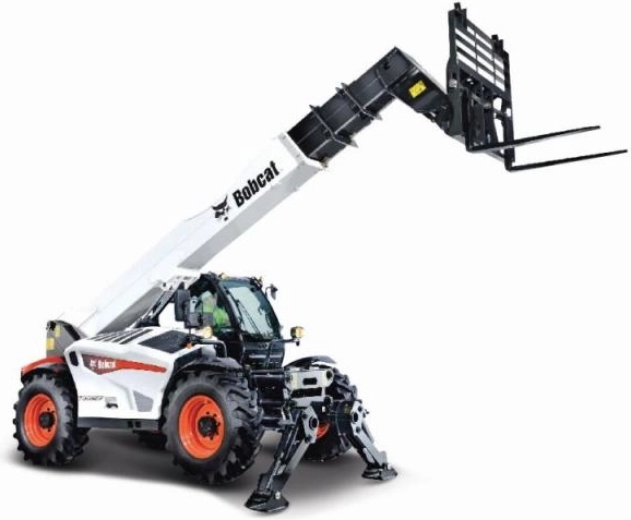 Modelo metálico BBURAGO 1:50 BOBCAT T40.180SLP manipulador telescópico con horquillas