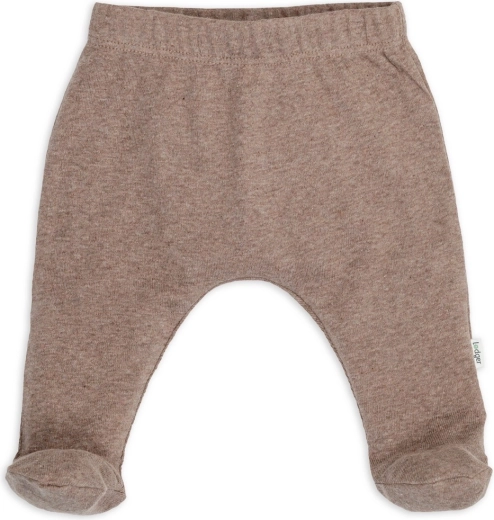 Pantalones para recién nacido Lodger melange buffalo con pies integrados talla 50
