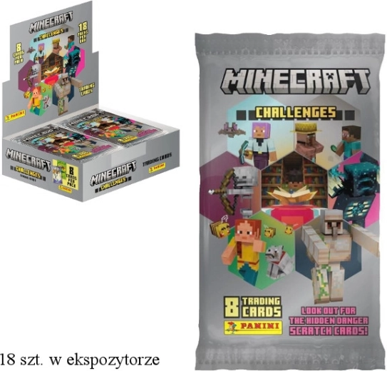 Panini Minecraft sobre coleccionable con cartas