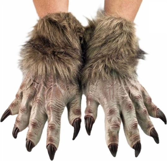 Guantes de carnaval de diablo con garras