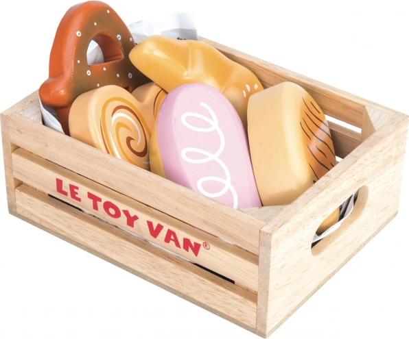 Caja de madera con bollería LE TOY VAN Honeybake
