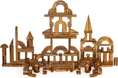 Bloques de madera premium – set de 264 piezas